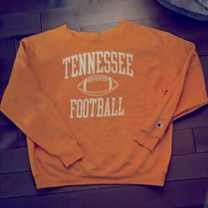 Champion Orange Tennessee Football Crewneck—Altered